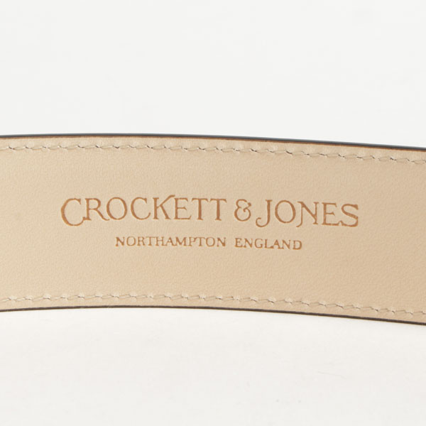 CROCKETT&JONES クロケット&ジョーンズ カーフ レザーベルト 8500